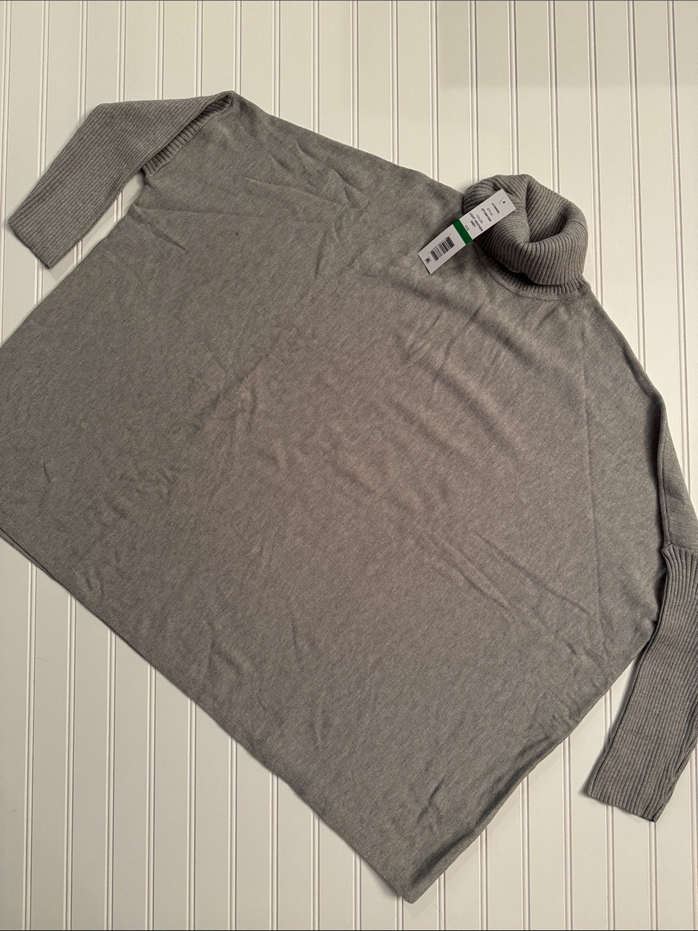 NWT Joseph A. Gray Oversized Turtleneck Sweater Large